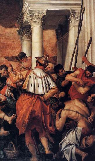 Paolo Veronese Martyrdom of Saint Sebastian, Detail oil painting image
